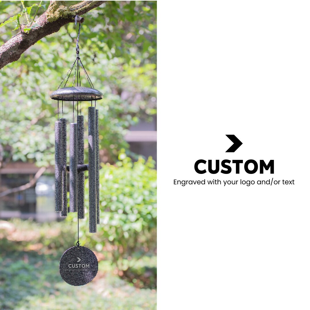Custom Wind Chime, Company Holiday Gift, Corporate Gift for Employees