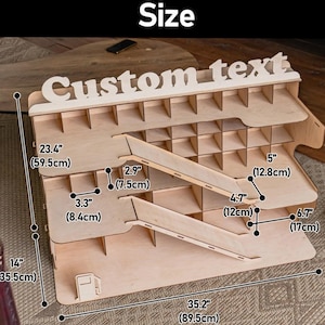 Personalized Toy Garage, Custom Toy Garage , Wooden Toy Garage with Car Ramp, Wooden Toy Parking, Custom Toy Car Ramp, Toy Garage for Car