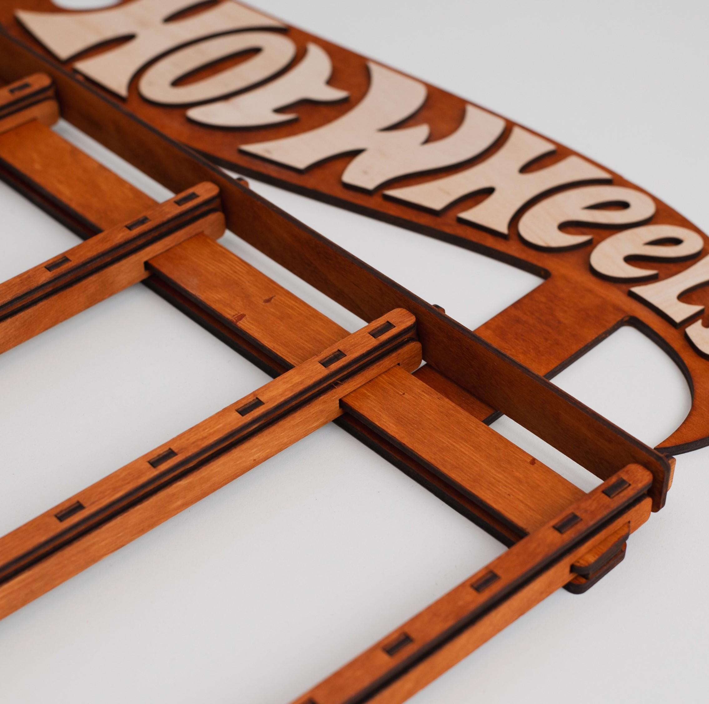 Wooden Toy Car Wall Rack, Toy Car Display, Toy Car Wall Rack, Model Car ...