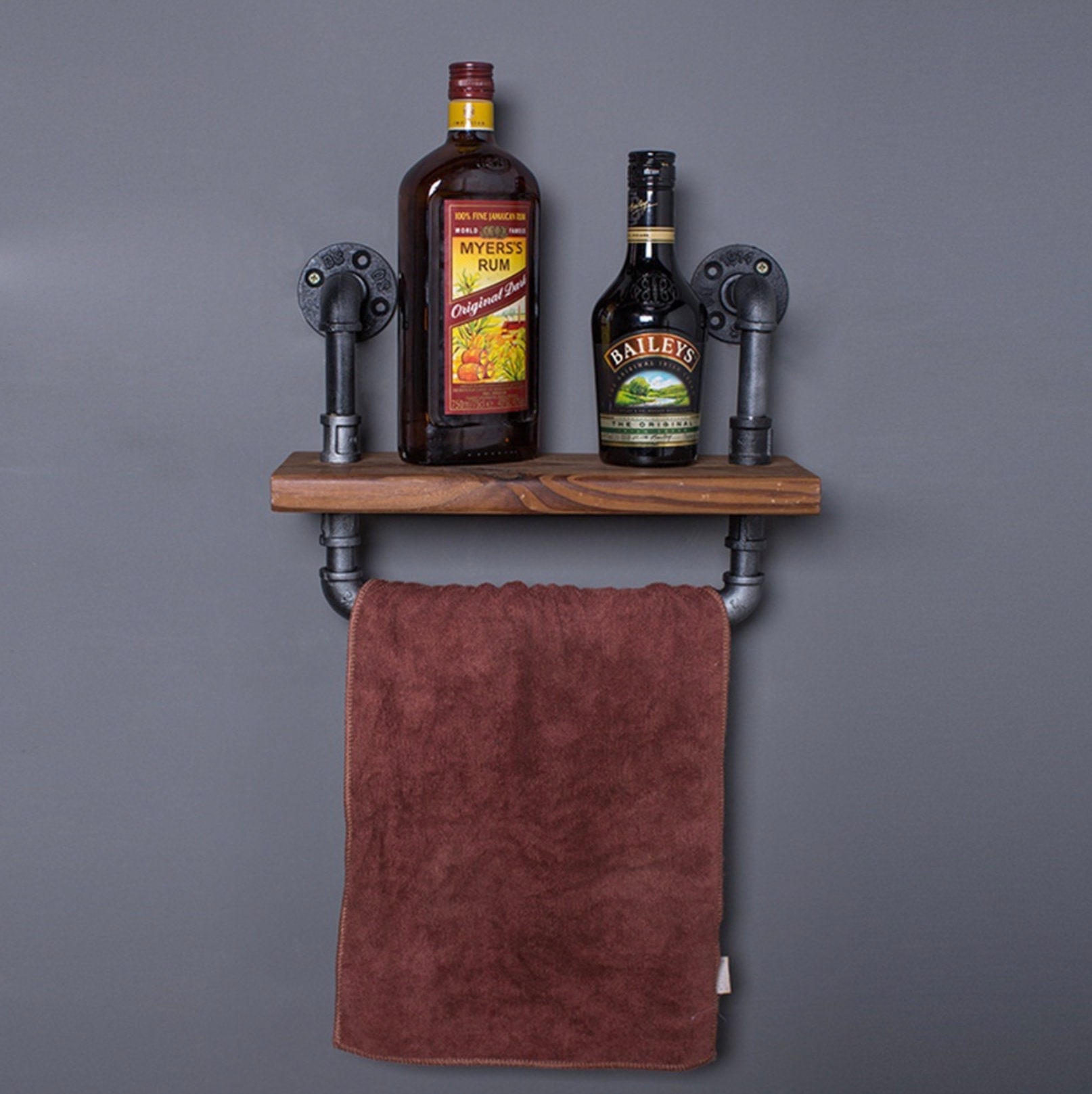 Steampunk Shelf Rustic Shelf Decor Floating Shelf Storage Etsy