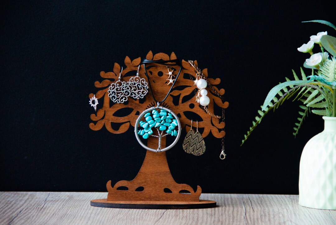 Tree Jewelry Stand Earring Holder, Tree Jewelry Display Stand, Tree
