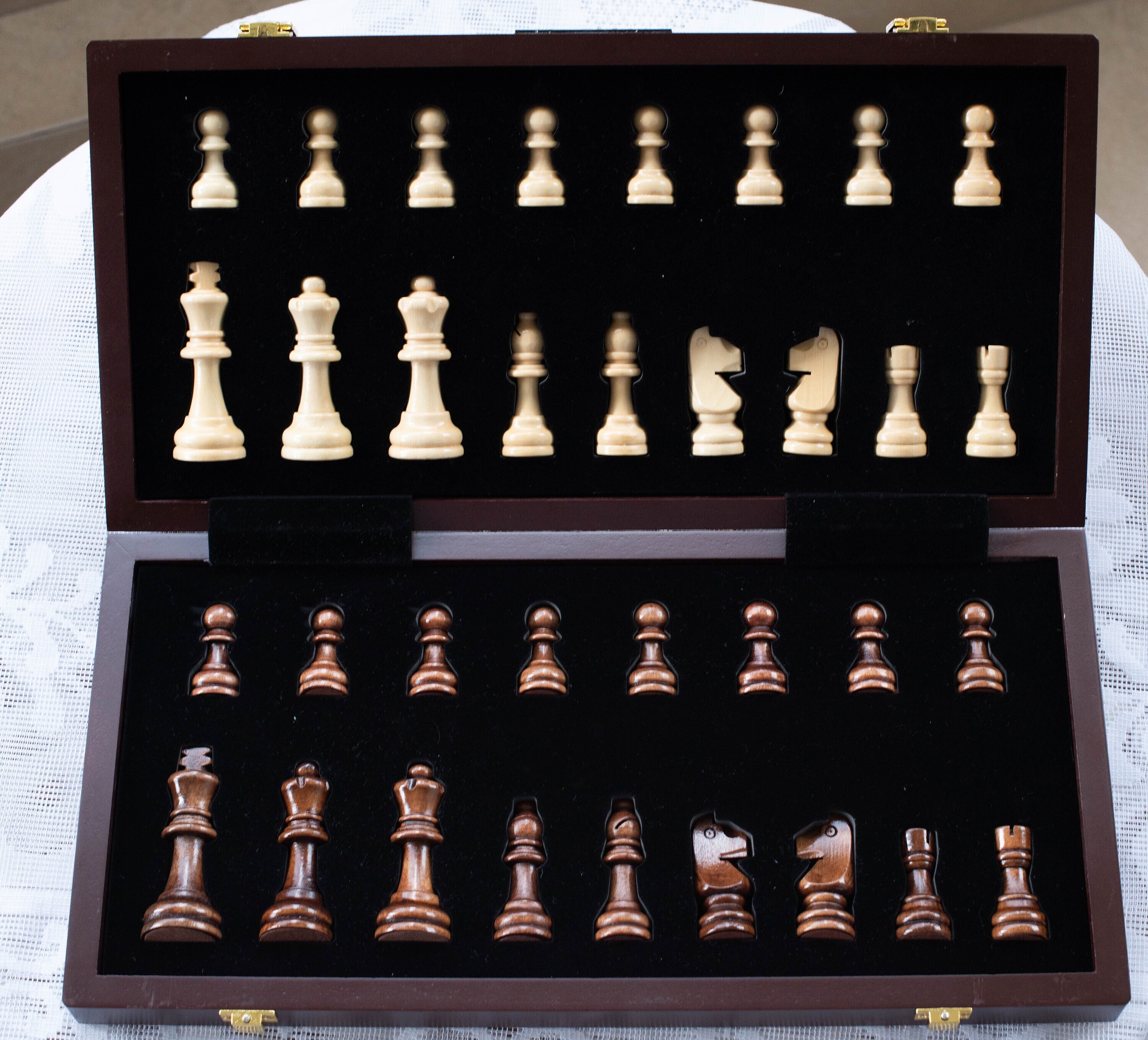 Custom Silk Screened Vinyl Chess Boards