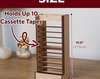 カセットテープホルダー、カセットテープディスプレイ、カセットテープ