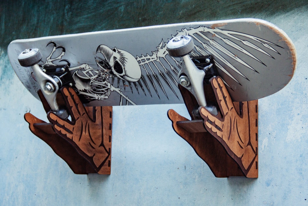 Skateboard Deck Wall Mount, Skateboard Holder, Skateboard Wall Hanger