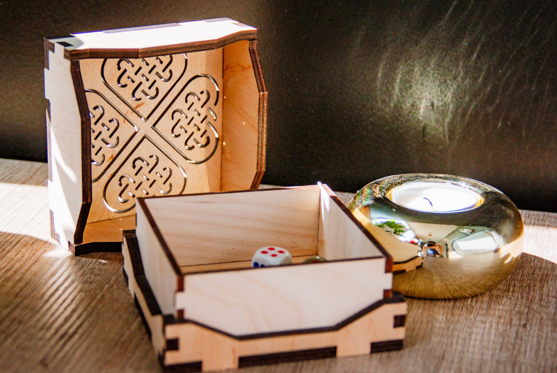 Personalized Dice Box Custom Dice Box Wooden Dice Box Etsy