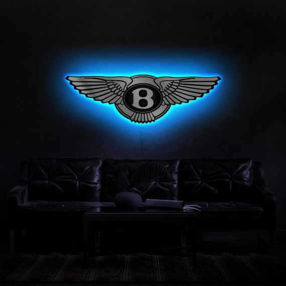 BENTLEY 電飾看板 ベントレーのロゴサイン、車のロゴ LED サイン、ベントレーの壁面
