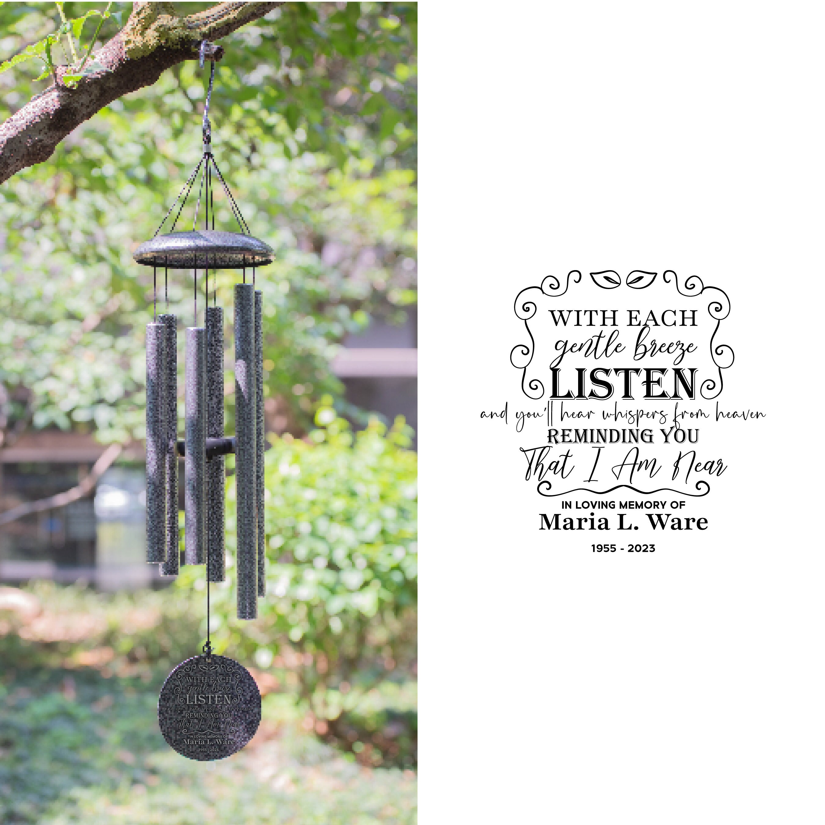 With Each Gentle Breeze, Listen to the Wind Chime, Custom Wind Chime