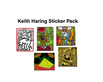Keith Haring Sticker | Etsy