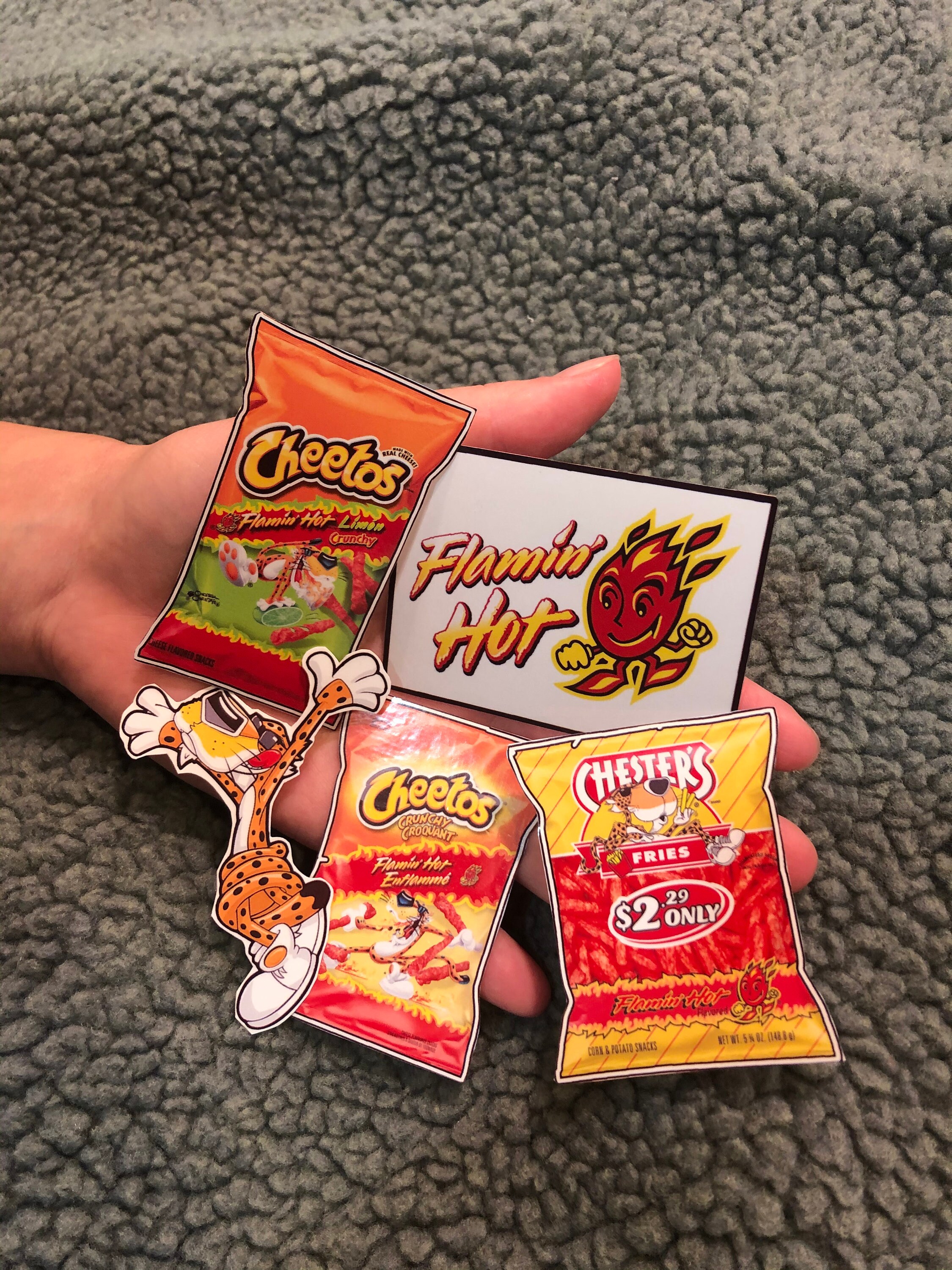 A5 Art Print Cheetos Flamin Hot Junk Food Packaging 