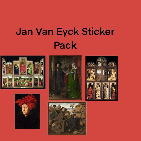 Jan Van Eyck Sticker 5 Pack