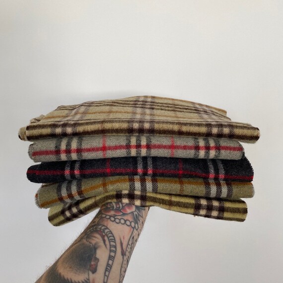 Vintage Burberry's scarves.