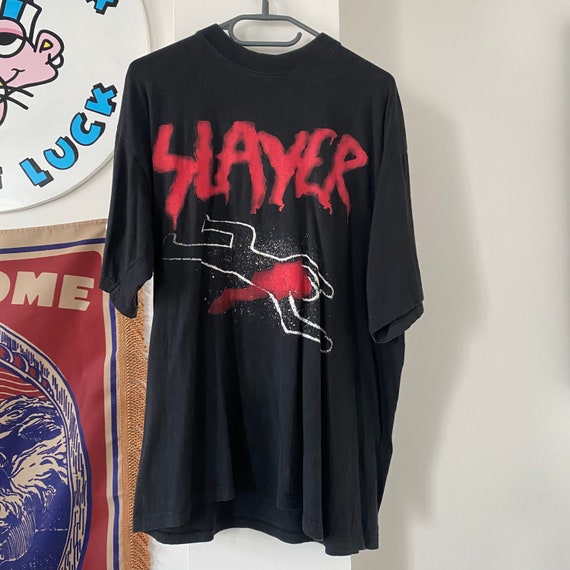 Vintage 90s Slayer T-shirt - Etsy 日本