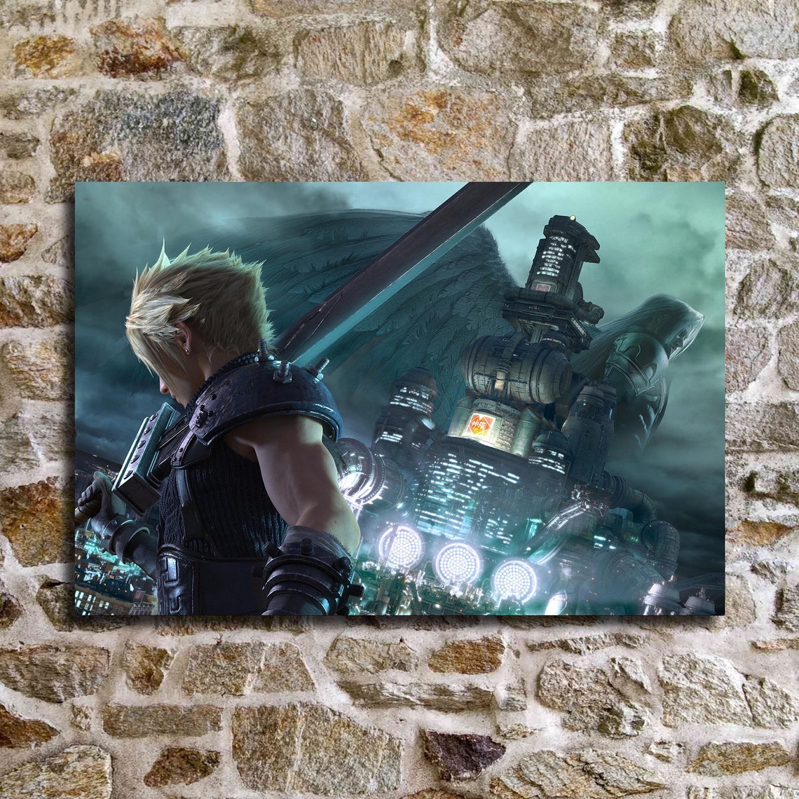 Final Fantasy VII Wall Art Canvas Pictures No frame Etsy
