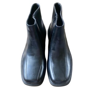 Mens Square Toe Dress Boots - Etsy