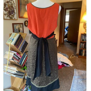 Anthropologie Moulinette Soeurs Silk Lace Jacquard A Line Midi Dress 12 Femme image 2