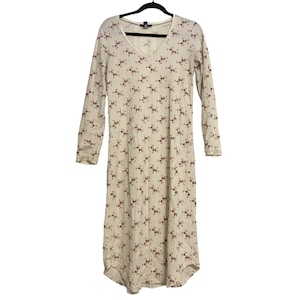 Waffle Knit Long Nightgown - Etsy