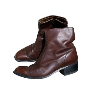 Vintage Square Toe Boots Men - Etsy display picture 2