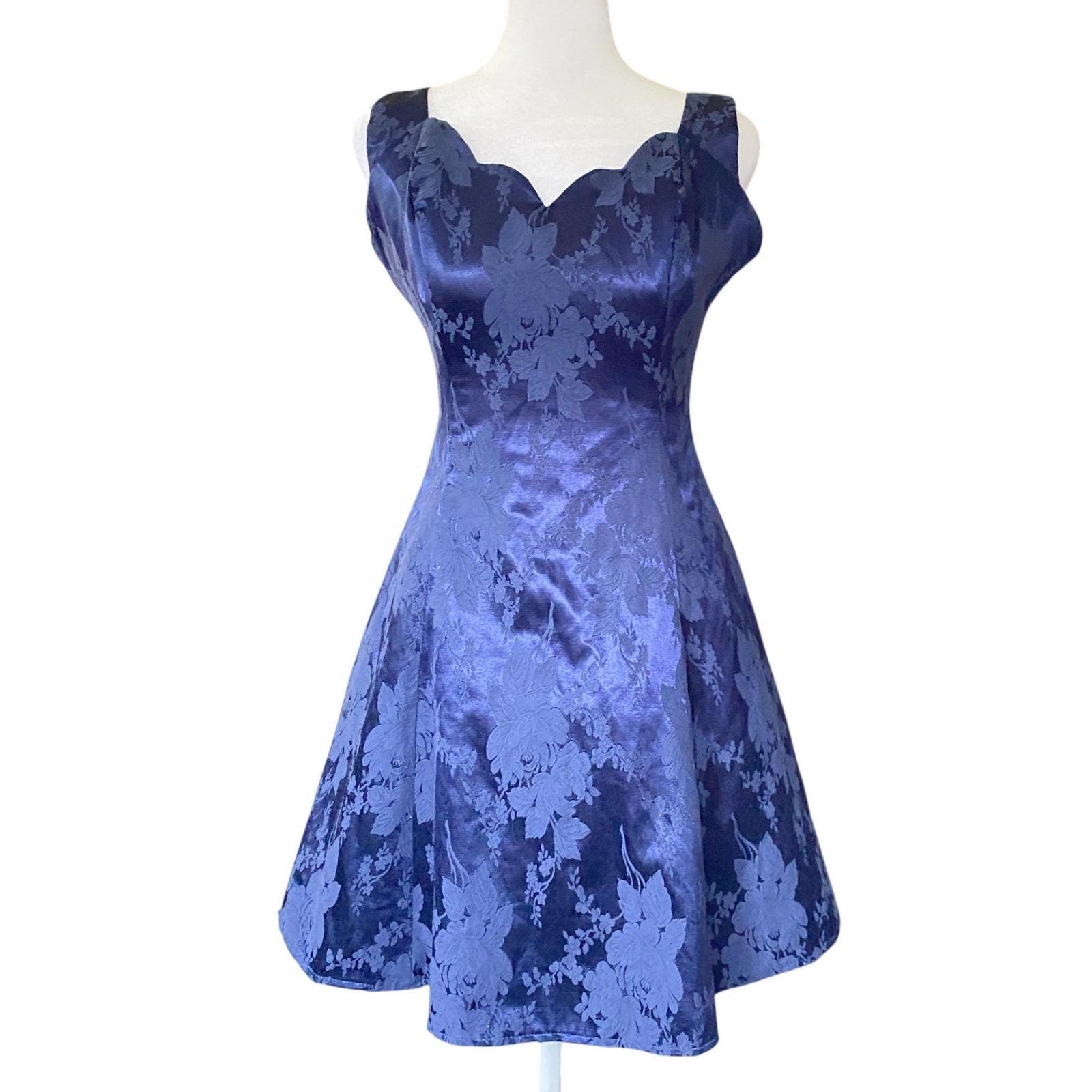 90s Satin Mini Dress - Etsy