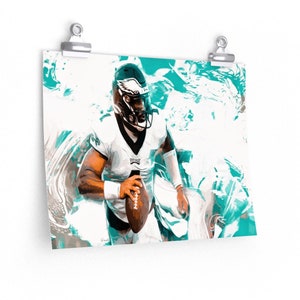 Jalen Hurts &#39;Bright Lights&#39; Premium Matte horizontal posters
