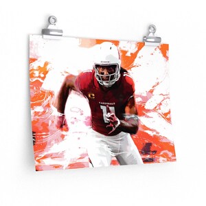 Larry Fitzgerald 'Bright Lights' Premium Matte horizontal posters