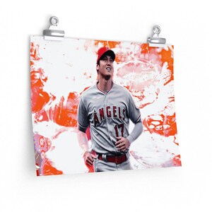 Shohei Ohtani &#39;Bright Lights&#39; Premium Matte horizontal posters