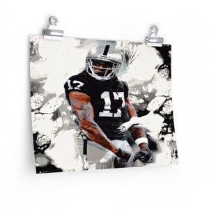 Davante Adams &#39;Bright Lights&#39; Premium Matte horizontal posters