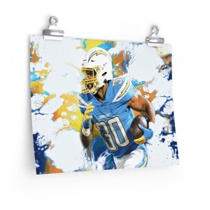 Austin Ekeler &#39;Bright Lights&#39; Premium Matte horizontal posters