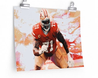 Trent Williams &#39;Bright Lights&#39; Premium Matte horizontal posters