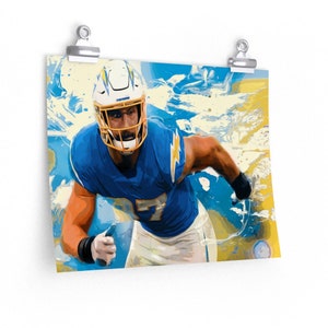Joey Bosa &#39;Bright Lights&#39; Premium Matte horizontal posters