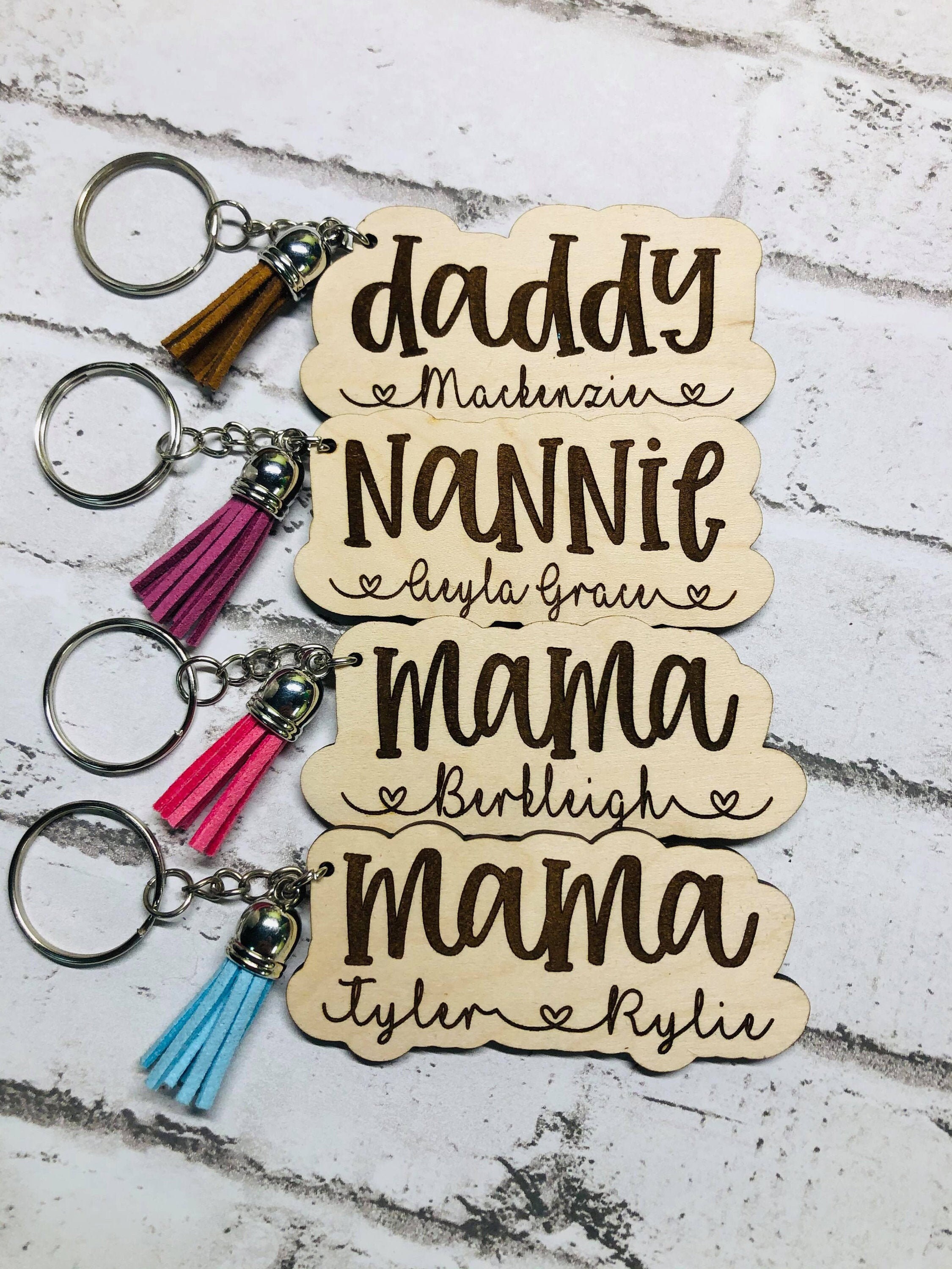 Mama Keychain Etsy