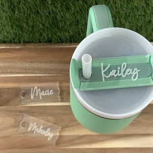 Stanley Name Plate Topper Engraved! Stanley Name Topper/Tag. 2.0. 20oz, 30oz 40oz personalized quencher tag. Acrylic