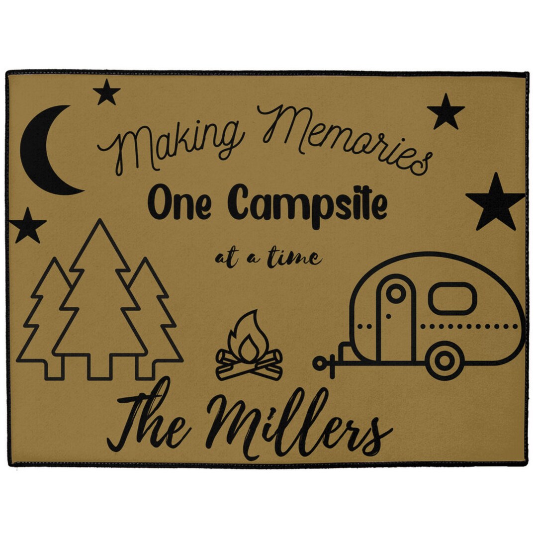 Personalized Camping Doormat Making Memories Doormat Etsy