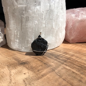 Black Tourmaline Pendant Necklace