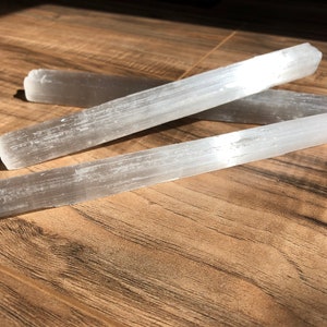 7.5”-9” Selenite Stick from Morocco