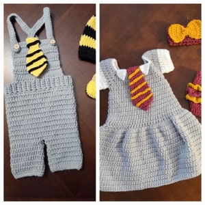 Crochet Wizard Baby Outfit