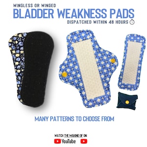 Wiederverwendbare Tampons bei Blasenschwäche, geeignet bei leichter bis mittelschwerer Inkontinenz, unfreiwilligem Inkontinenz, unfreiwilligem Inkontinenz, Harnverlust -16 cm bis 38 cm/6 in bis 15 in