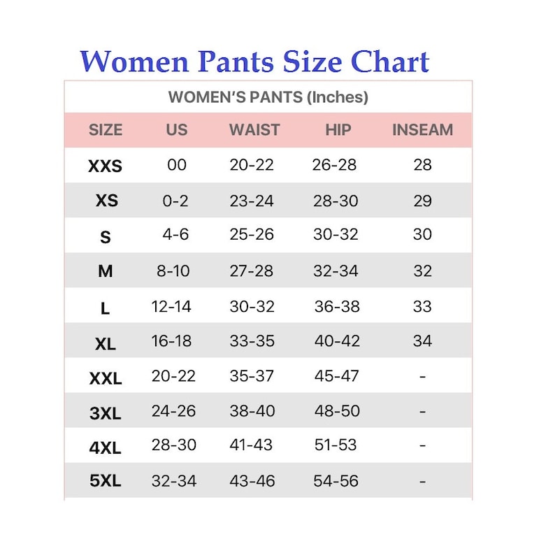 Women's pants size 4 in inches Clearance