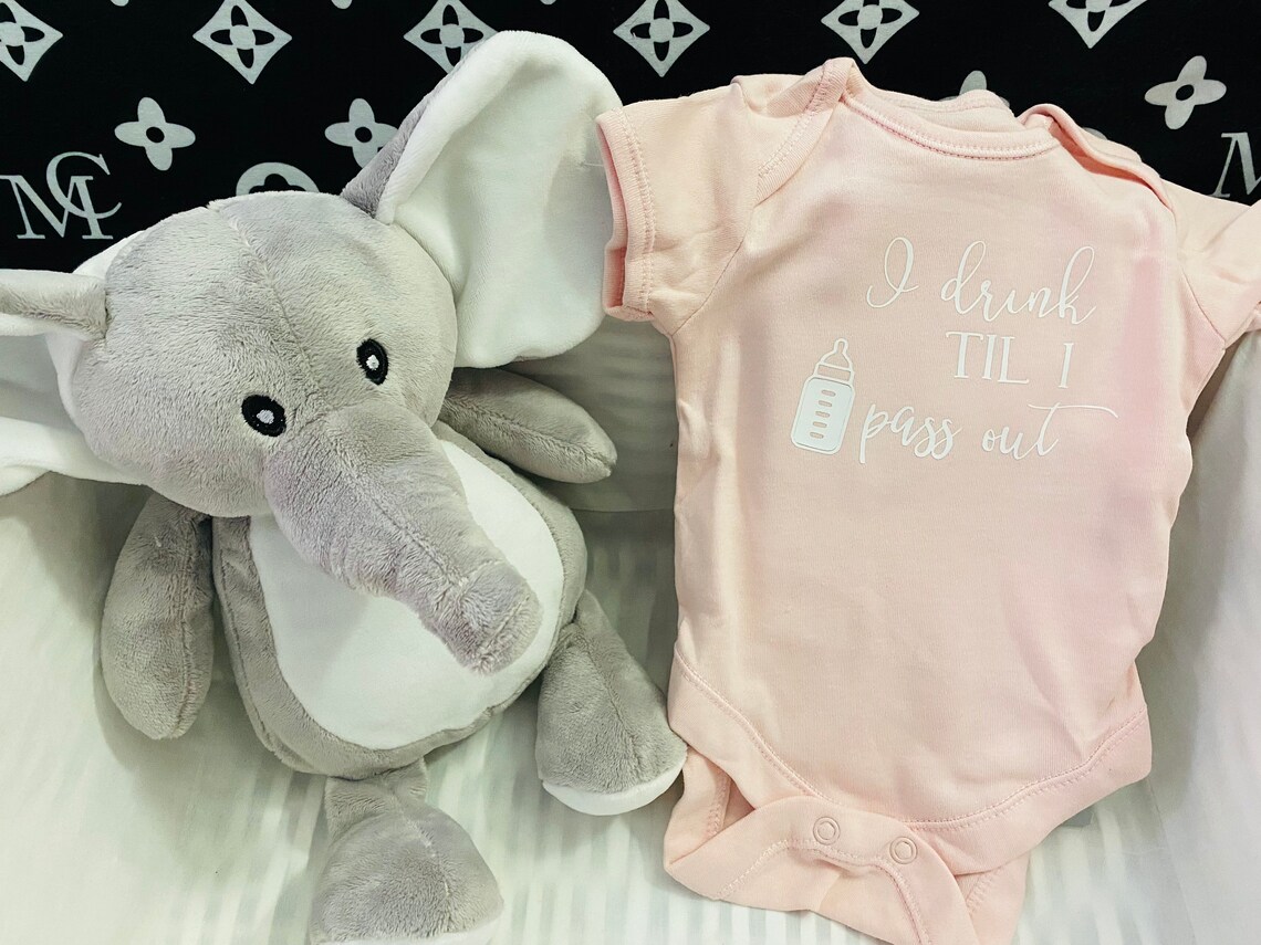 Baby girl vests pink white grey personalised novelty baby Etsy