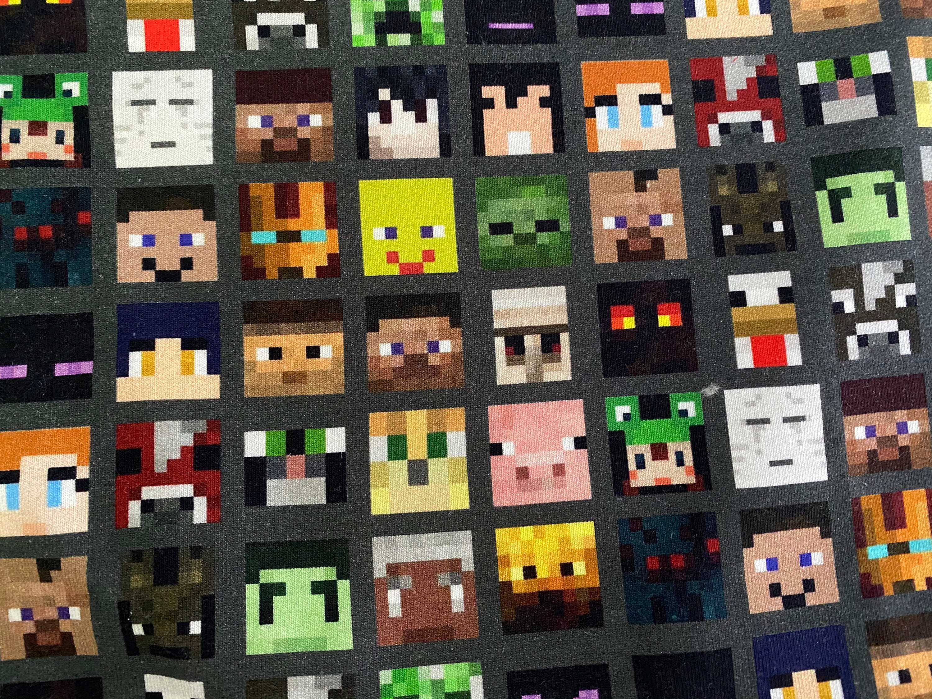 Minecraft Education Edition Alex face mask four layered | Etsy