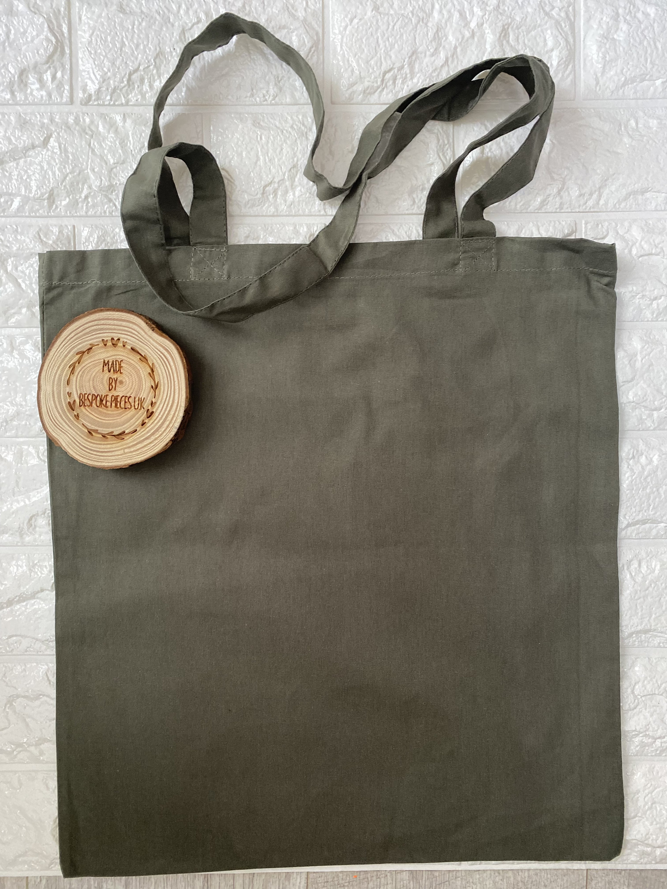 Personalised tote shopping bag Name and quote bag full of Etsy