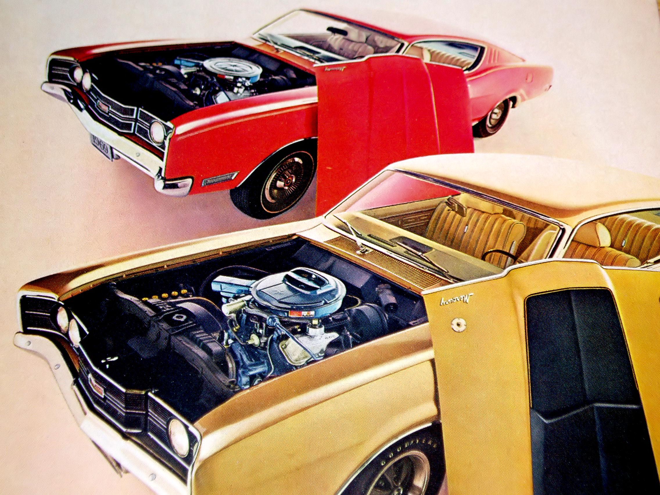 1969 MERCURY CYCLONE CJ 428 / Comet * Vintage Original Magazine ...