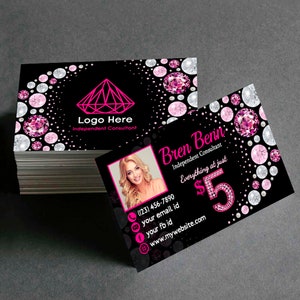 Personalized Jewelry  Business Cards-Custom printed Business Cards-Design & Printing