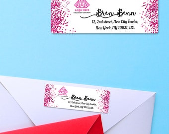 Return Address Labels, Custom Address Label, Personalized Return Labels, Printed Stickers, Personalized Address Stickers