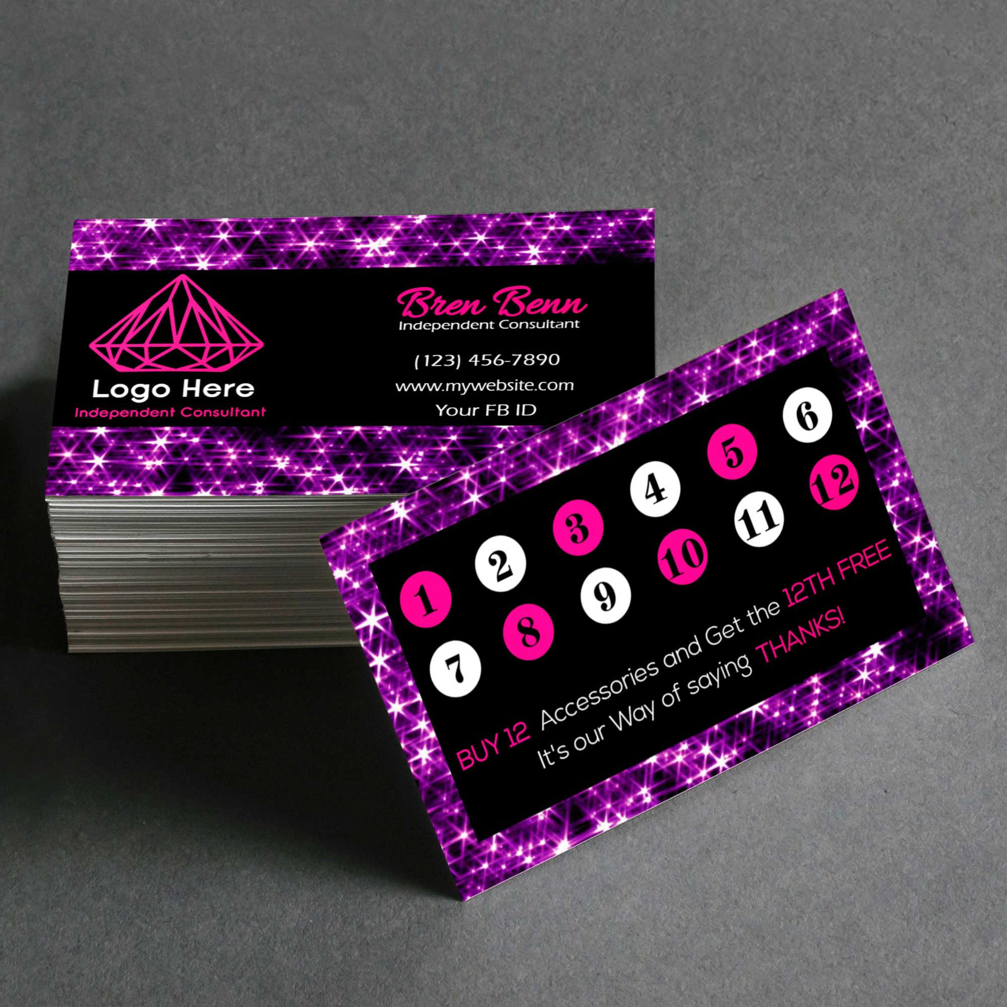 Personalized Jewelry Business Cards-custom Printed Business - Etsy