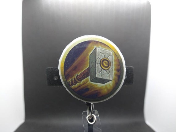 Paladin Class Icon World Of Warcraft Black Retractable Badge Etsy