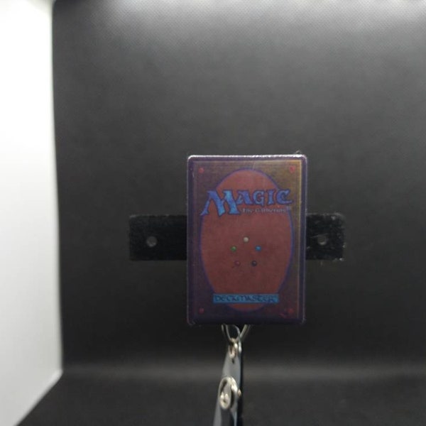 Magic the Gathering Card Back Retractable Badge Holder / Reel