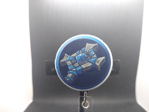 Priest Class Icon World Of Warcraft Black Retractable Badge Etsy