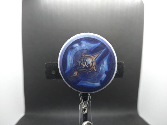 Death Knight Class Icon World Of Warcraft Black Retractable Etsy