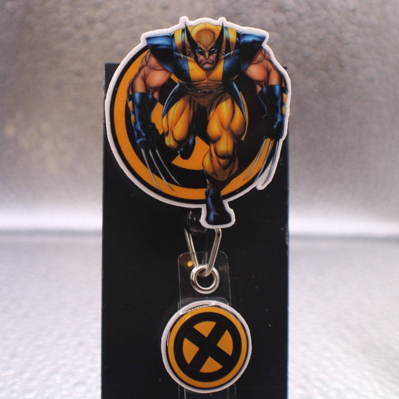 Wolverine From XMEN Retractable Black Badge Holder / Reel 