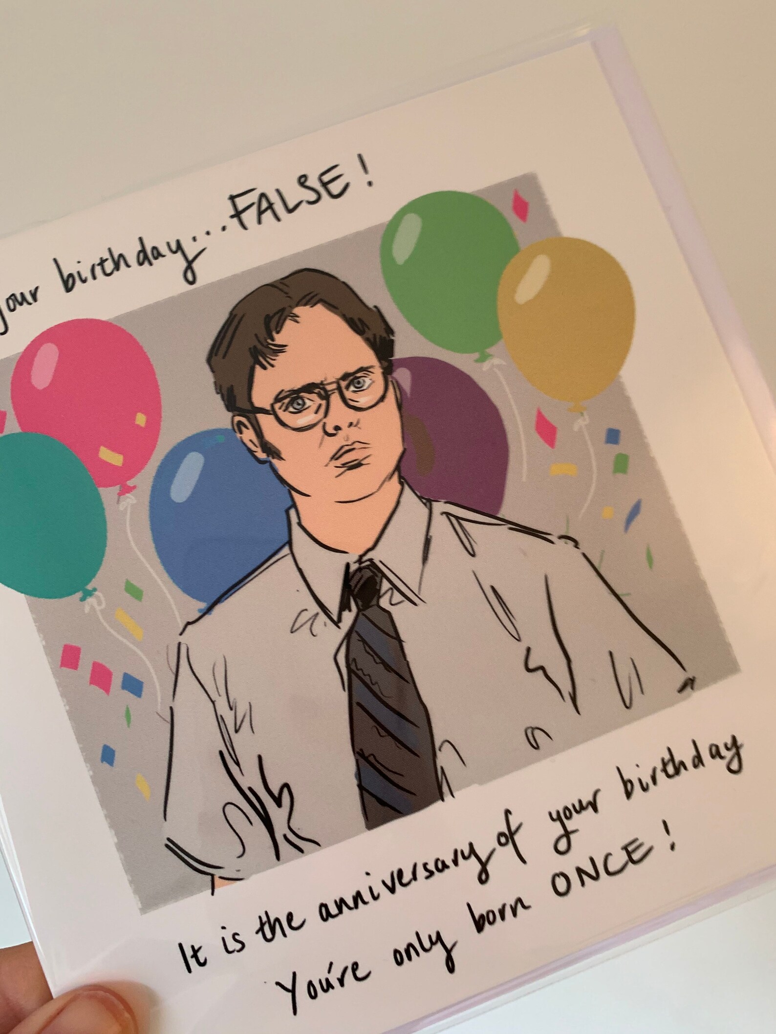 Dwight Schrute Birthday Card Dwight U.S Office Birthday card | Etsy